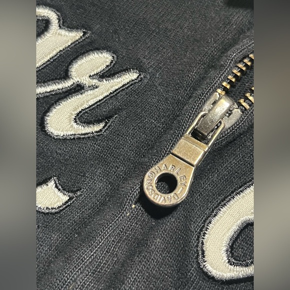 Womens Harley Davidson motorcycles zip up hoodie XL double sided - Picture 4 of 11